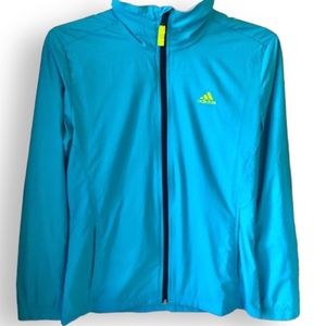Vintage 90s Adidas Zip-Up Windbreaker Track Jacket With Pockets